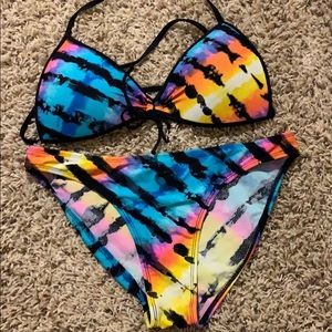 Body Glove Tye Dye Bikini Size M